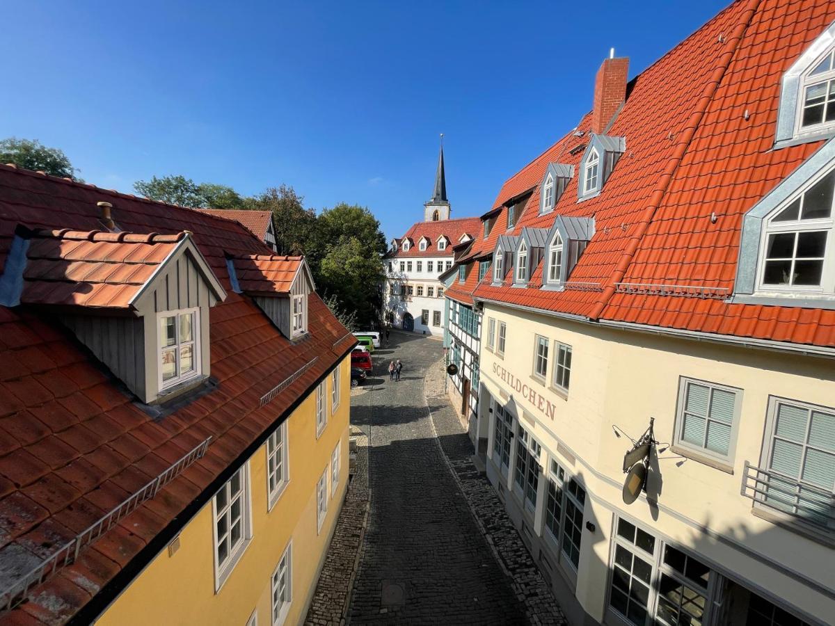 Ferienwohnung Augenblick - Stylisches Apartment In Der Besten Altstadtlage Von Erfurt Buitenkant foto