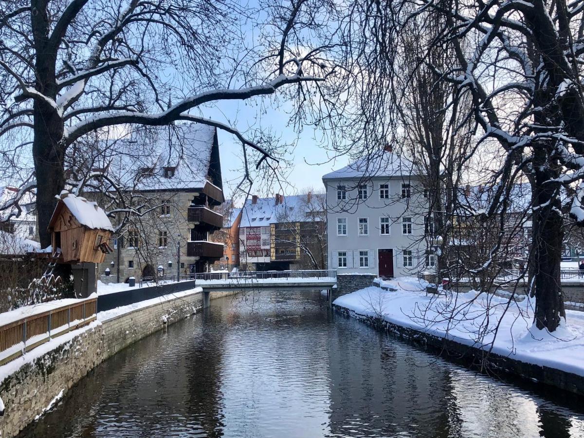 Ferienwohnung Augenblick - Stylisches Apartment In Der Besten Altstadtlage Von Erfurt Buitenkant foto