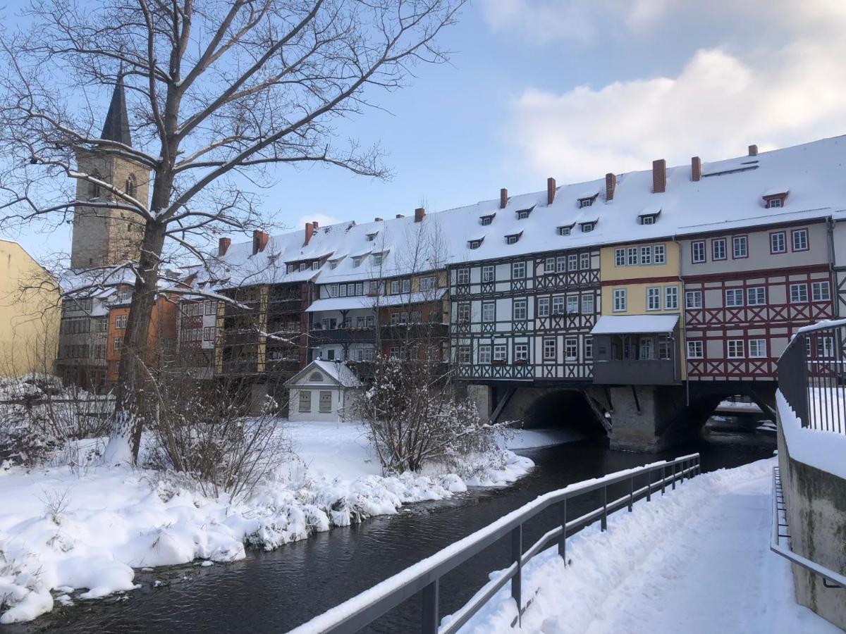 Ferienwohnung Augenblick - Stylisches Apartment In Der Besten Altstadtlage Von Erfurt Buitenkant foto